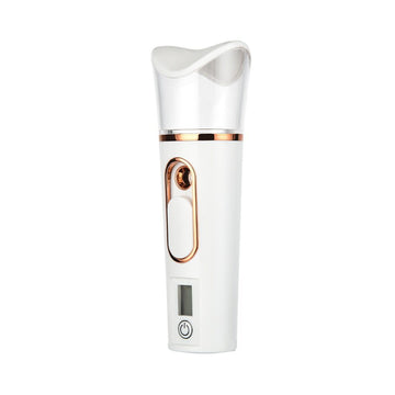 Steamer facial mini portabil cu aburi 35 ml, 3 in 1, reincarcabil USB , 1200 mA