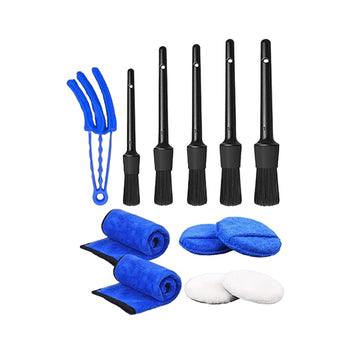 Set 12 piese detailing auto, curatare interior-exterior, material microfibra